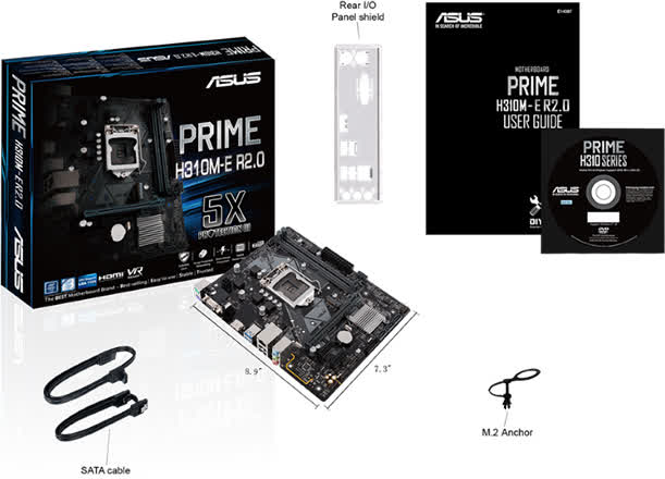 Bo mạch chủ Asus Prime H310M-E R2.0/CSM