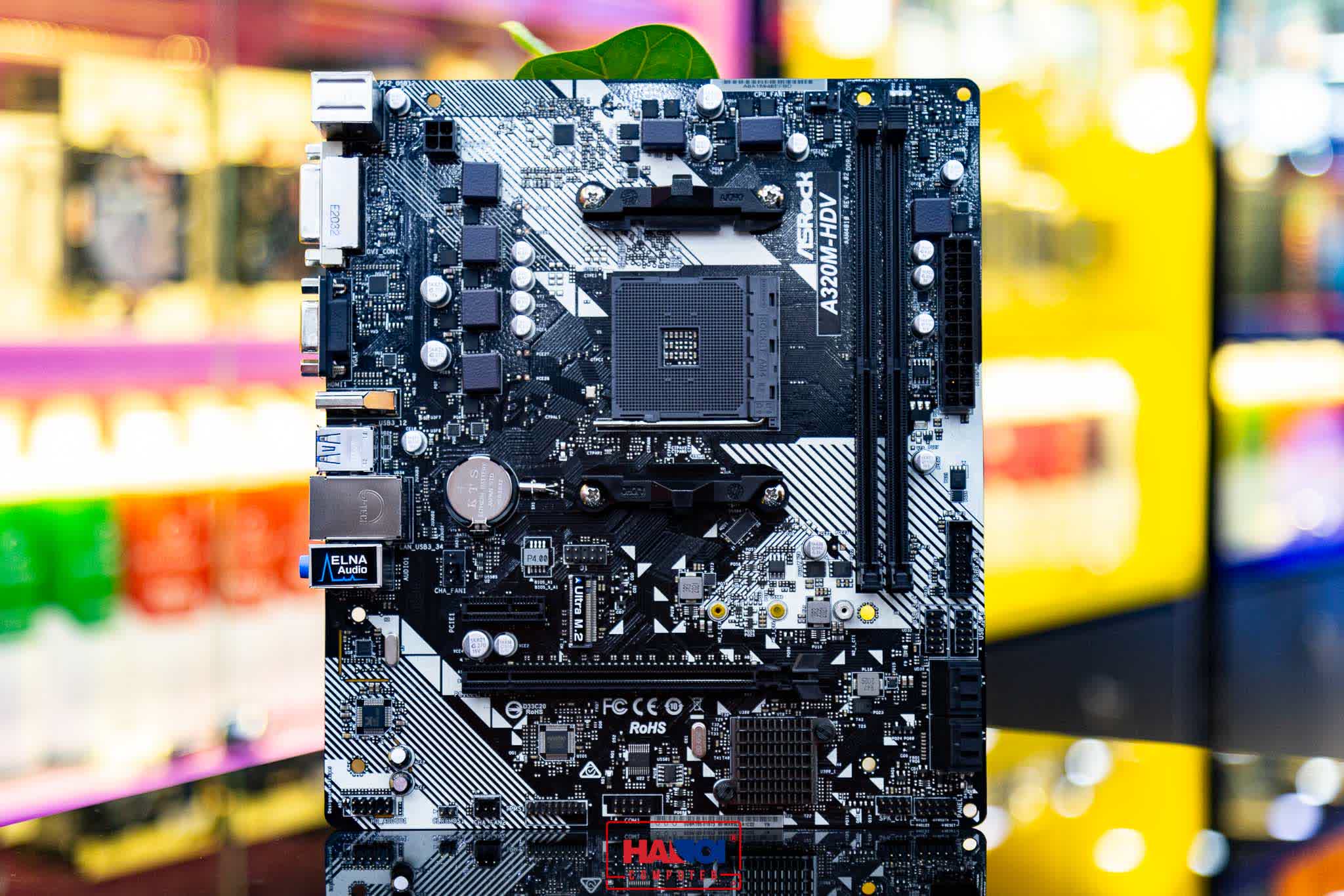 Mainboard ASROCK A320M-HDV R4.0 (AMD A320M, Socket AM4,,m-ATX, 2 khe RAM DDR4)