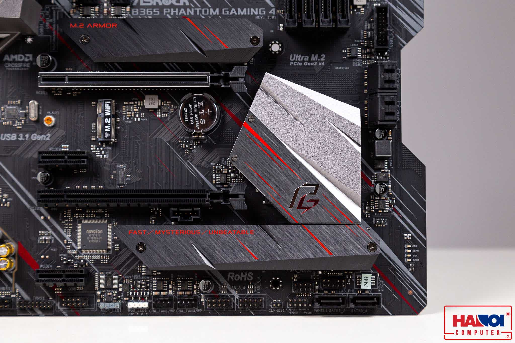 Mainboard ASROCK B365 Phantom Gaming 4 (Intel B365, Socket 1151, ATX, 4 khe RAM DDR4)