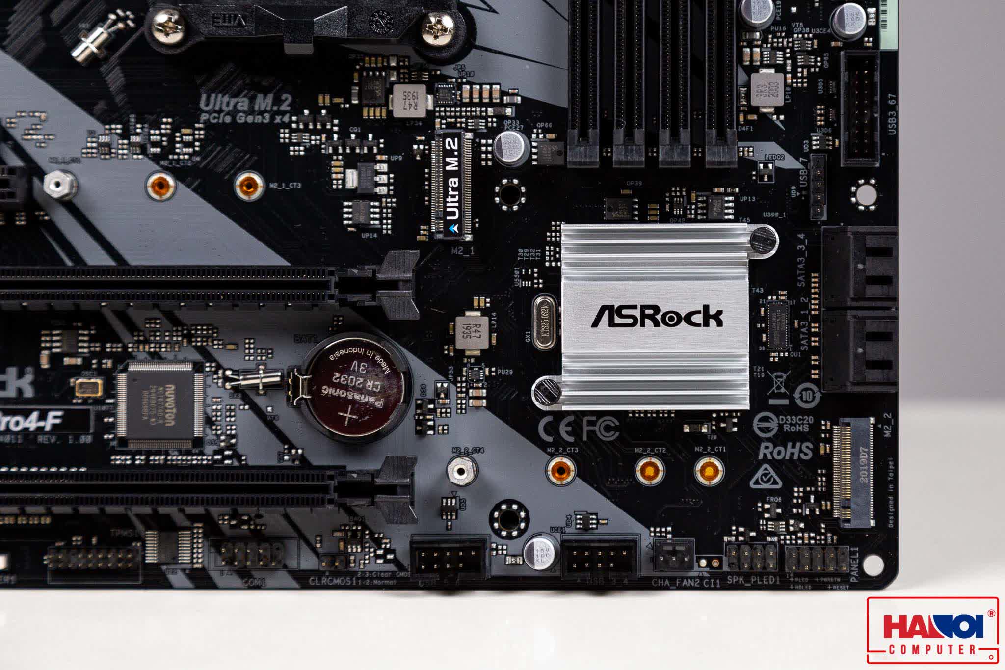 Mainboard ASROCK B450M PRO 4-F (AMD B450M, Socket AM4, m-ATX, 4 khe RAM DDR4)
