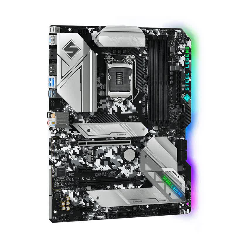 Mainboard ASROCK B460 STEEL LEGEND (Intel B460, Socket 1200,ATX, 4 khe Ram DDR4)