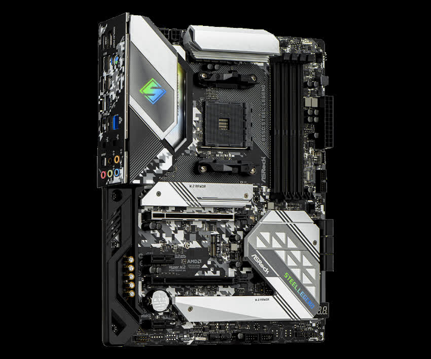Mainboard ASROCK B550 STEEL LEGEND (AMD B550, Socket AM4, ATX, 4 khe RAM DDR4)