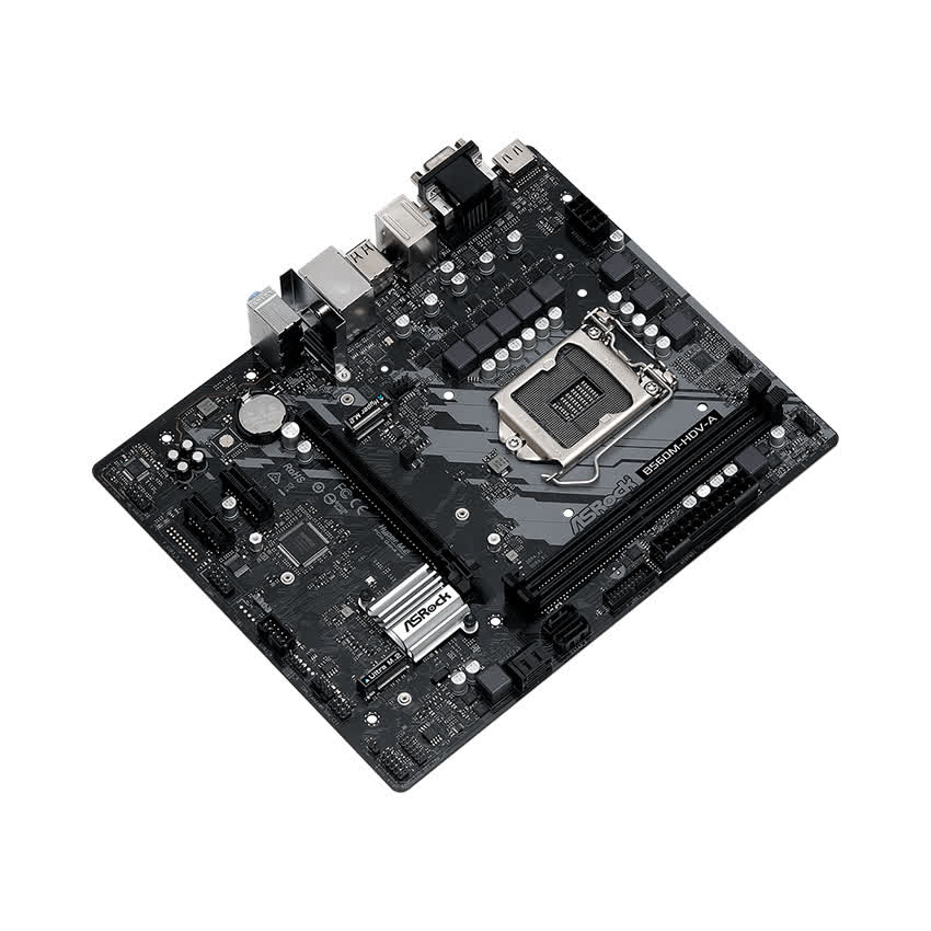 Mainboard ASROCK B560M-HDV-A (Intel B560, Socket 1200, m-ATX, 2 khe Ram DDR4)