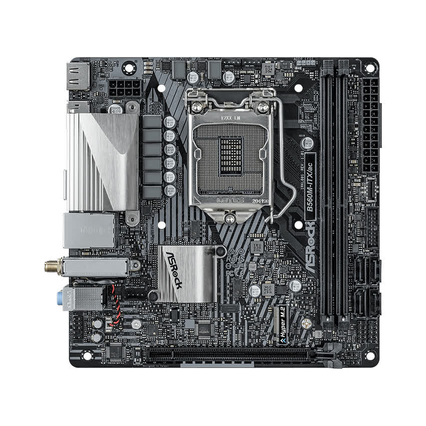 Mainboard ASROCK B560M-HDV-ITX/ac (Intel B560, Socket 1200, Mini-ITX, 2 khe Ram DDR4)
