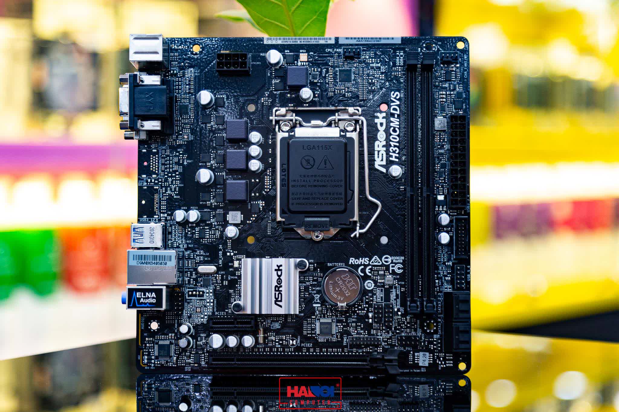 Mainboard ASROCK H310CM DVS (Intel H310, Socket 1151, m-ATX, 2 khe RAM DDR4)