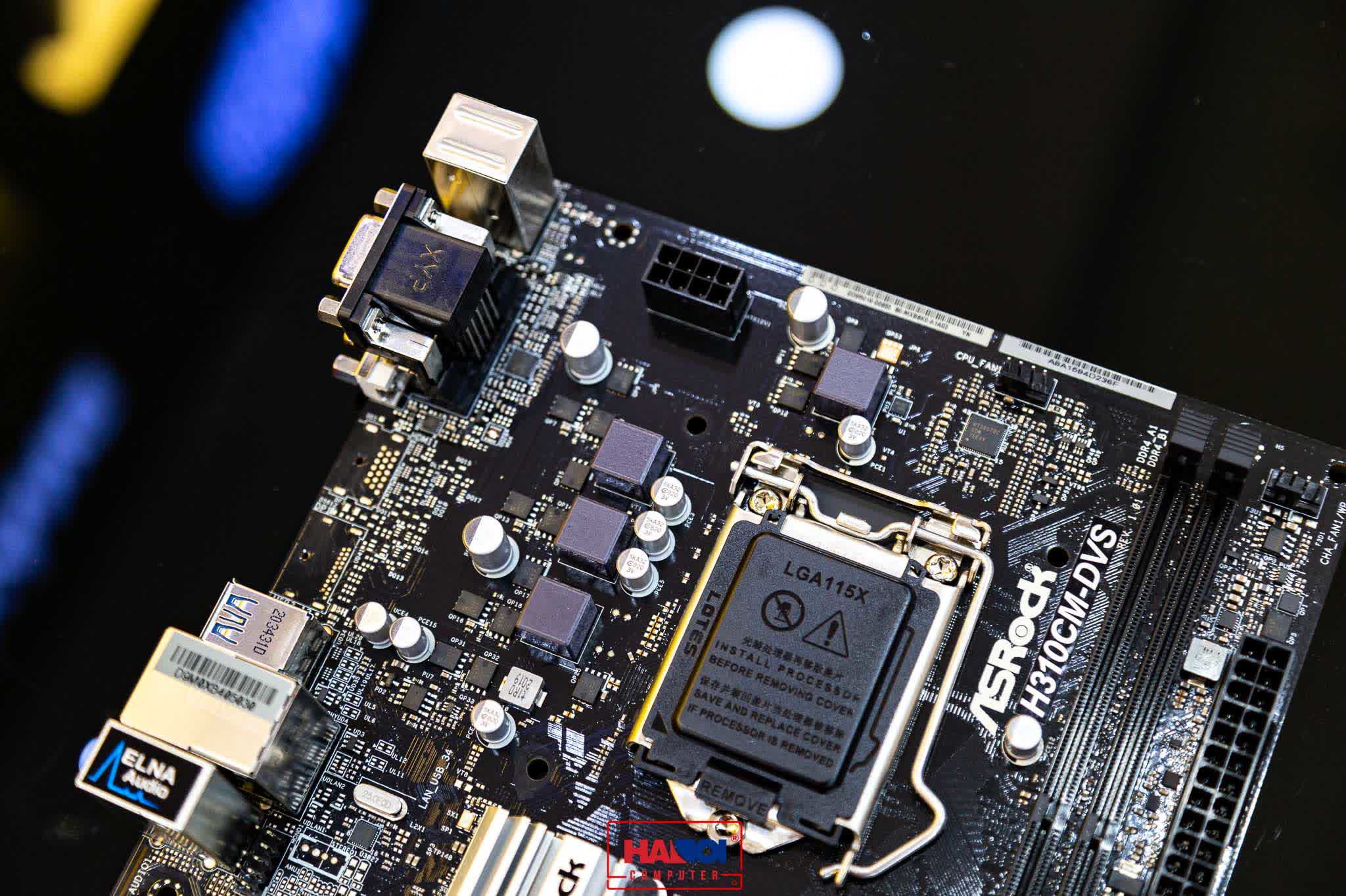 Mainboard ASROCK H310CM DVS (Intel H310, Socket 1151, m-ATX, 2 khe RAM DDR4)