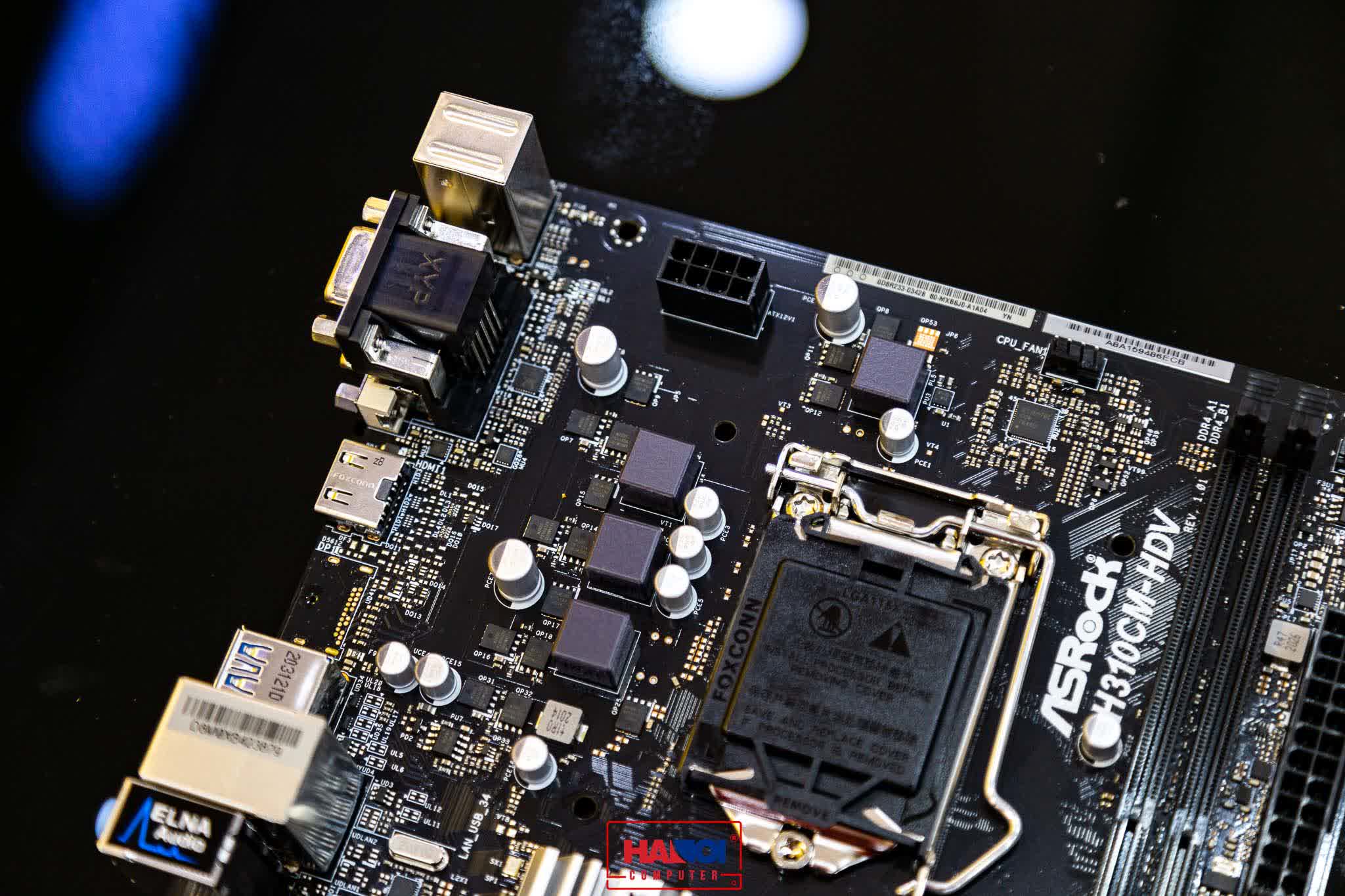 Mainboard ASROCK H310CM HDV (Intel H310, Socket 1151, m-ATX, 2 khe RAM DDR4)