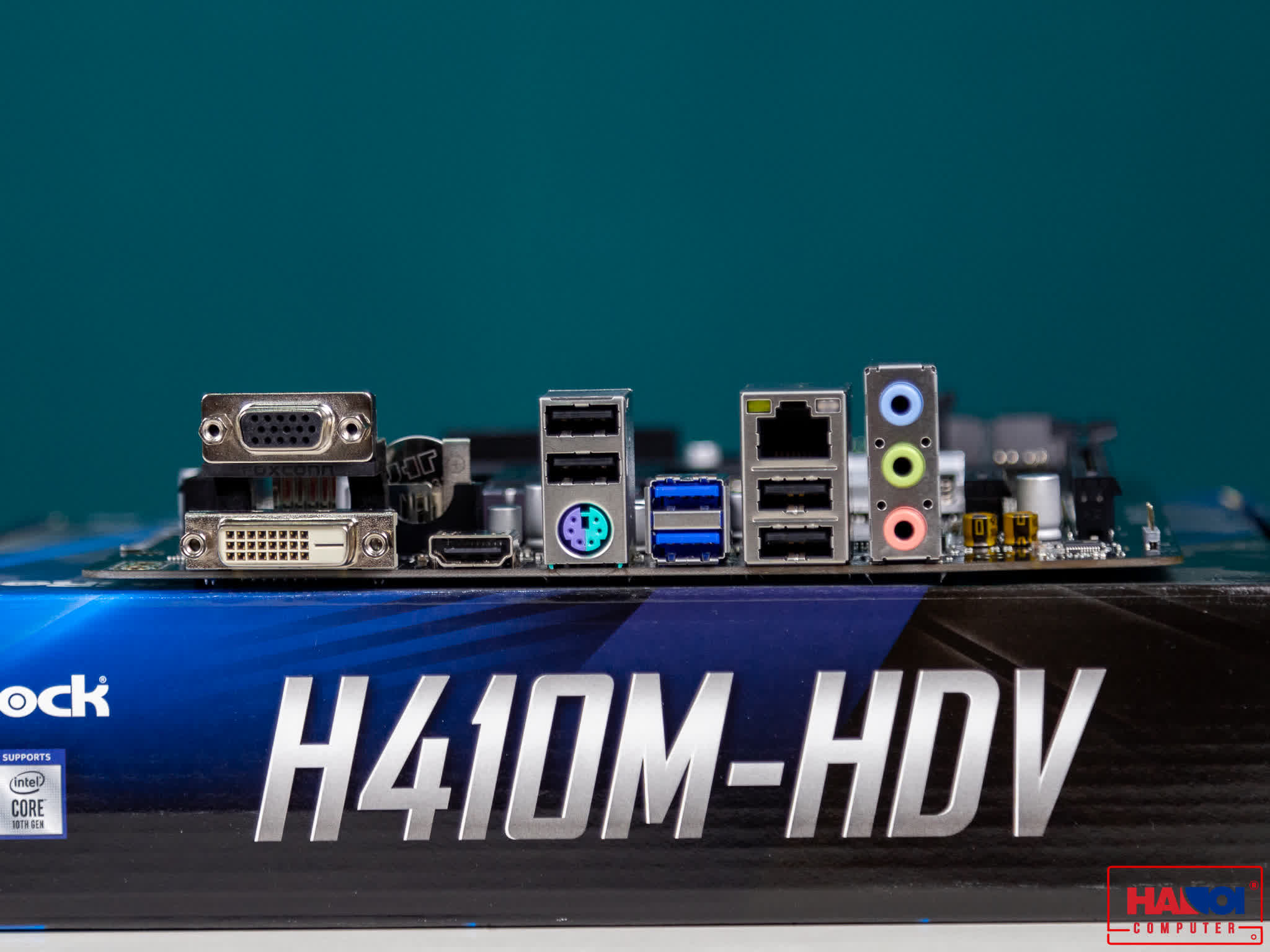 Mainboard ASROCK H410M-HDV (Intel H410, Socket 1200, m-ATX, 2 khe Ram DDR4)