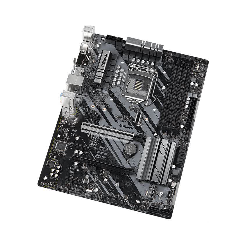 Mainboard ASROCK Z490 PHANTOM GAMING 4 (Intel Z490, Socket 1200, ATX, 4 khe Ram DDR4)