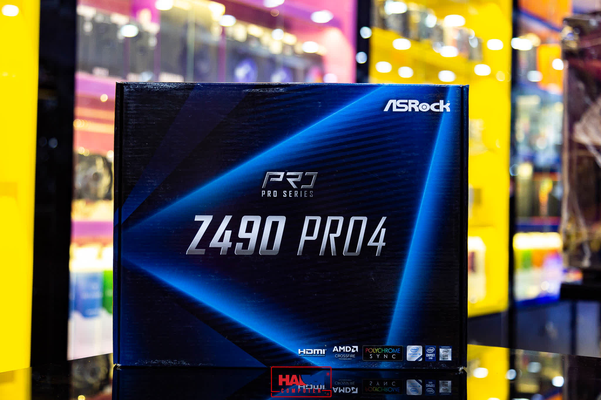 Mainboard ASROCK Z490 PRO 4 (Intel Z490, Socket 1200, ATX, 4 khe Ram DDR4)