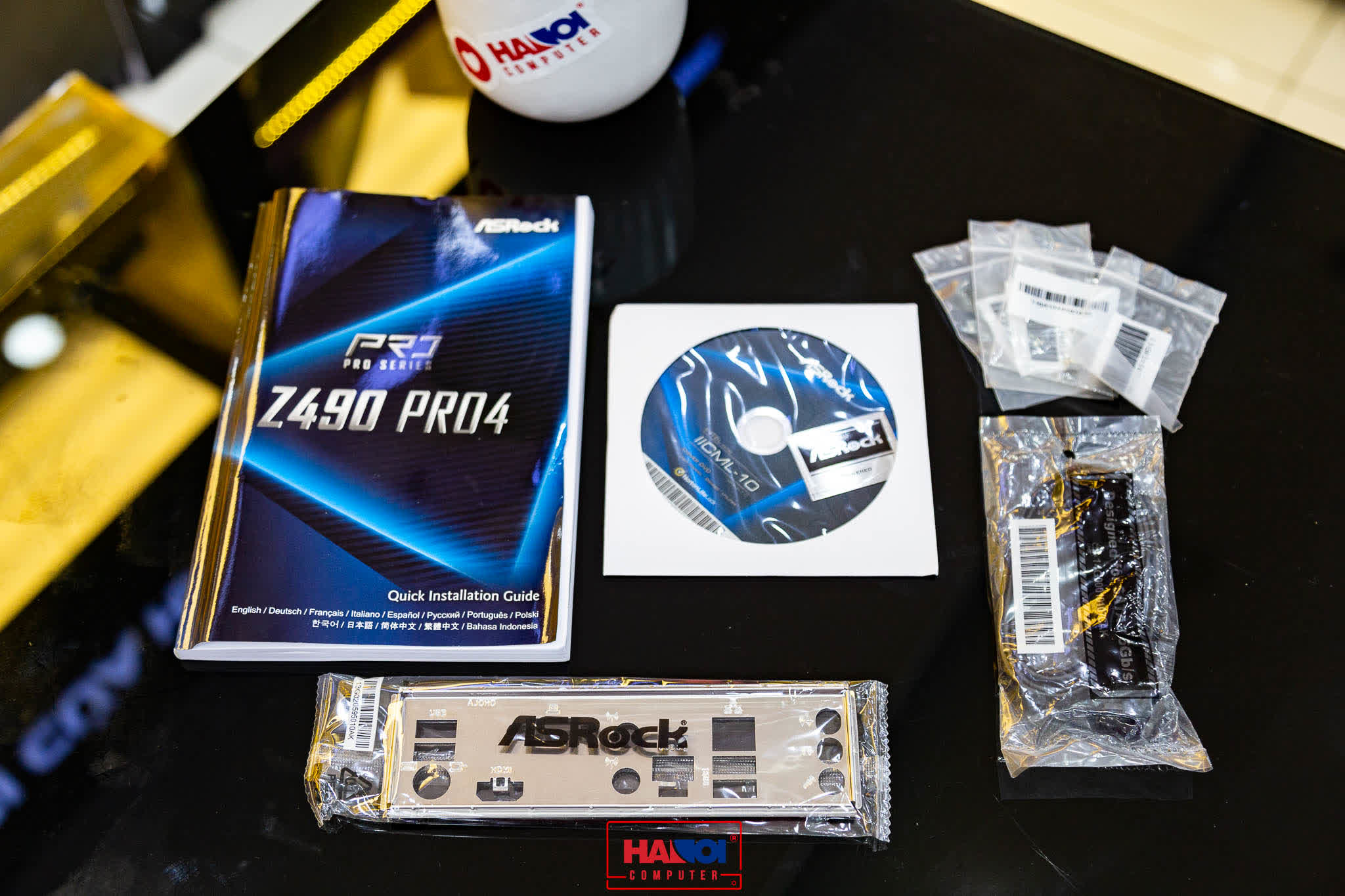 Mainboard ASROCK Z490 PRO 4 (Intel Z490, Socket 1200, ATX, 4 khe Ram DDR4)