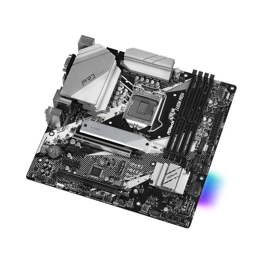 Mainboard ASROCK Z490M PRO 4 (Intel Z490, Socket 1200, ATX, 4 khe Ram DDR4)