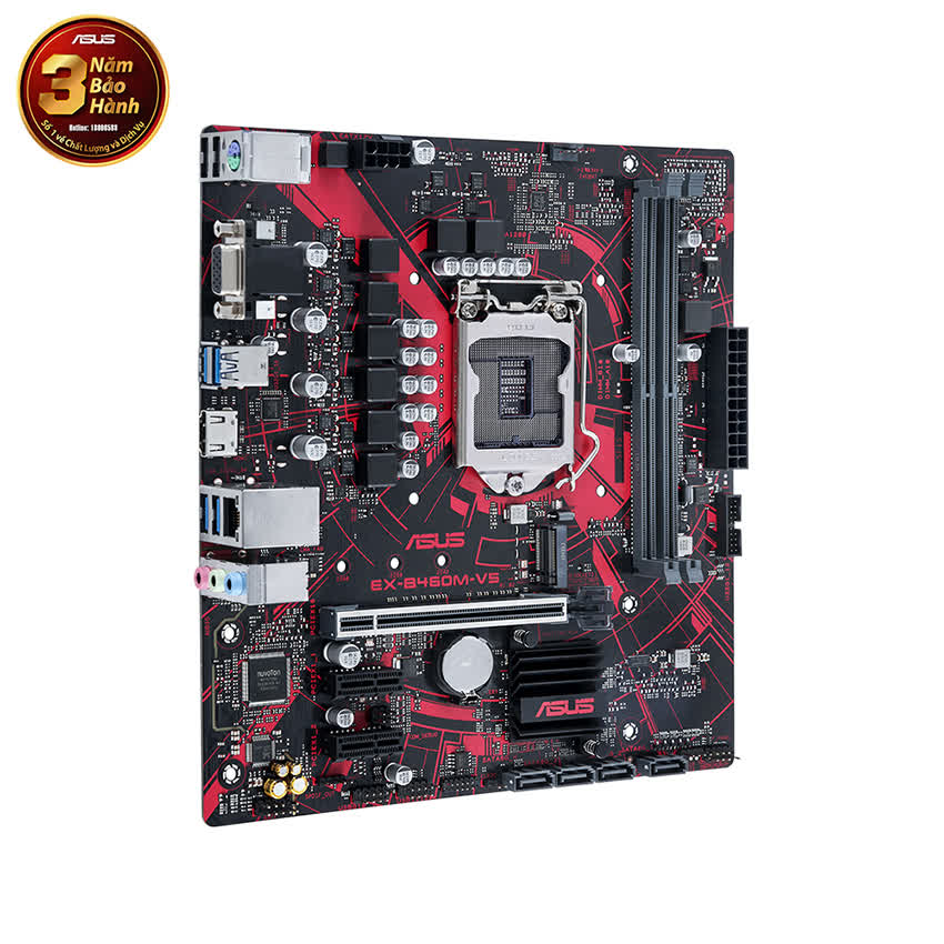 Mainboard ASUS EX-B460M-V5 (Intel B460, Socket 1200, m-ATX, 2 khe Ram DDR4)