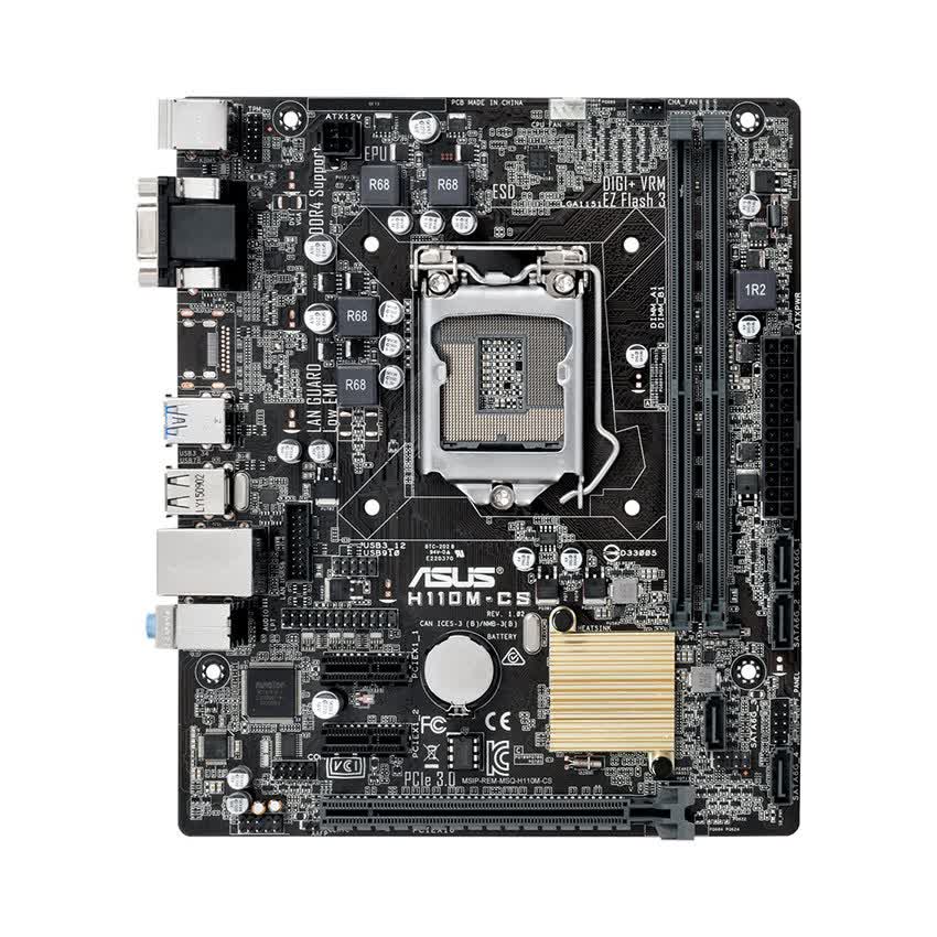 Mainboard ASUS H110M- CS (T) (Intel H110, Socket 1151, m-ATX, 2 khe RAM DD4)
