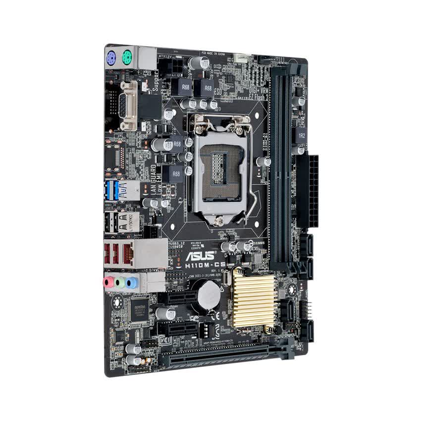 Mainboard ASUS H110M- CS (T) (Intel H110, Socket 1151, m-ATX, 2 khe RAM DD4)