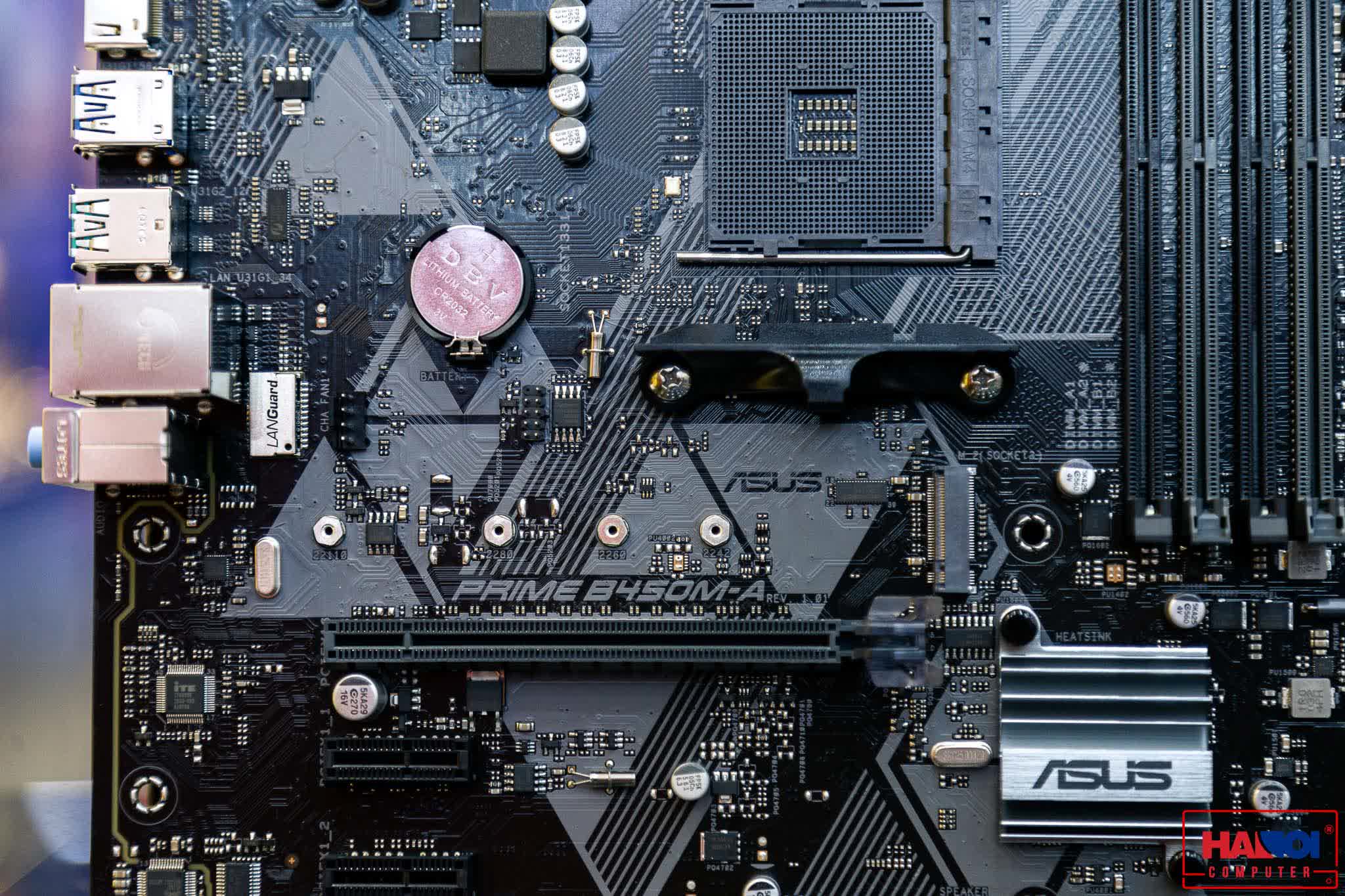 Mainboard ASUS PRIME B450M-A (AMD B450, Socket AM4, m-ATX, 4 khe RAM DDR4)