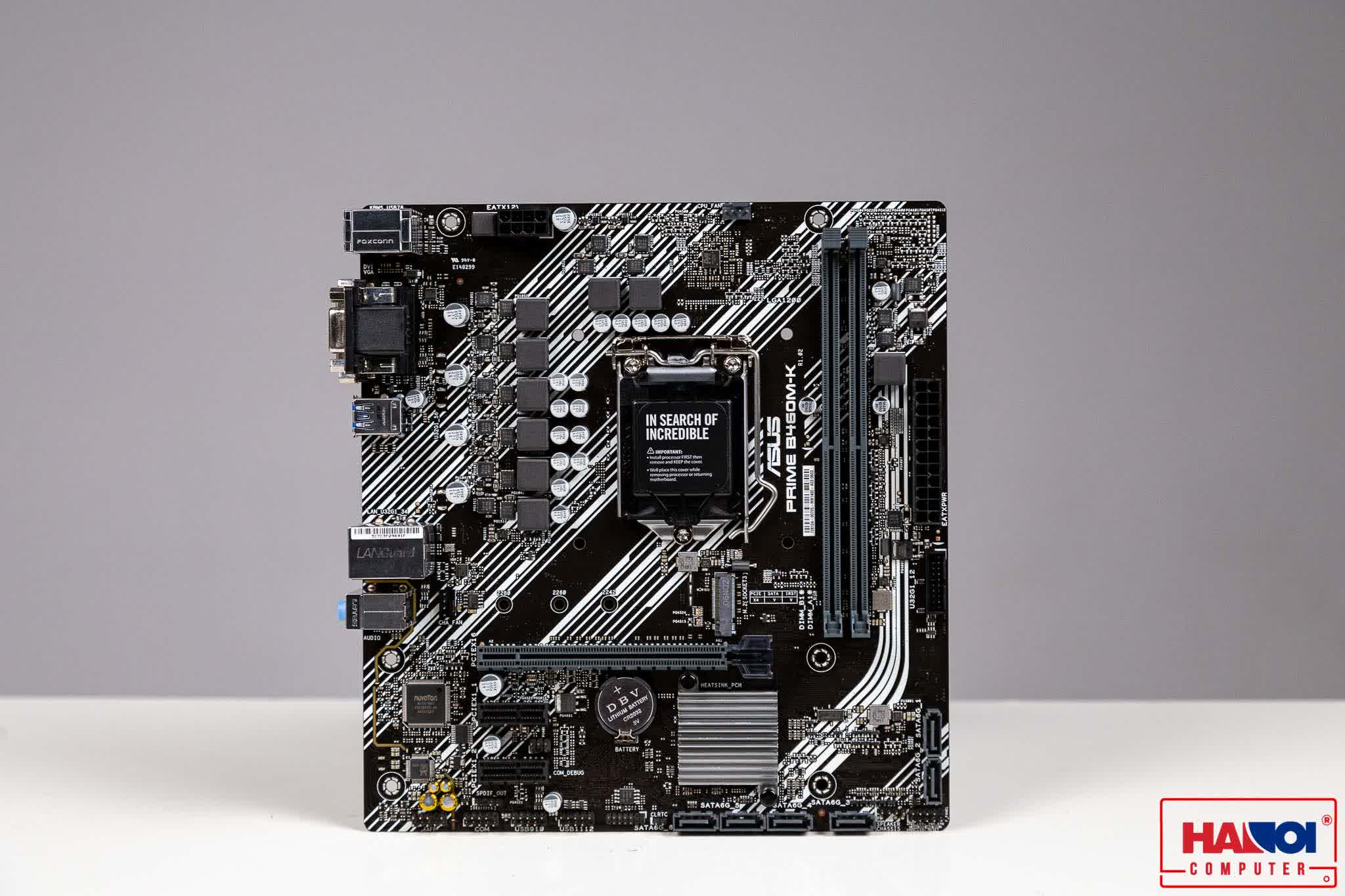 Mainboard ASUS PRIME B460M-K (Intel B460, Socket 1200, m-ATX, 2 khe Ram DDR4)