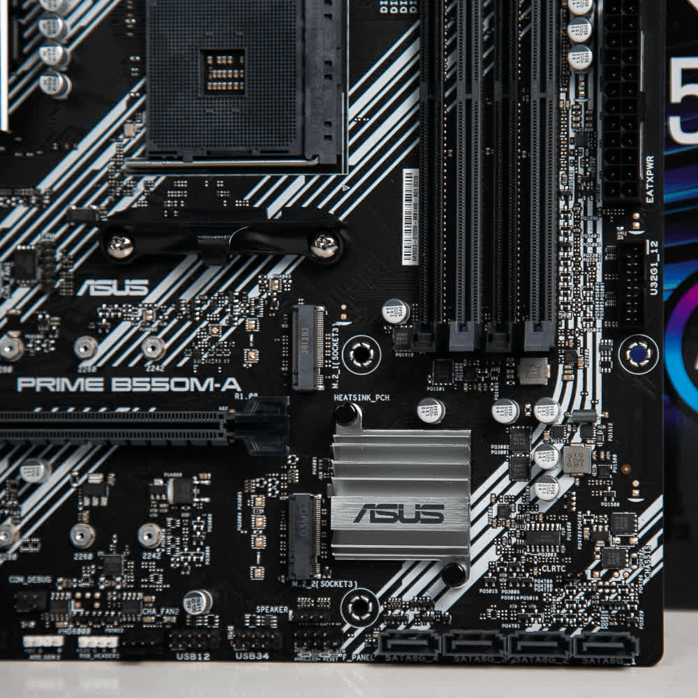 Mainboard ASUS PRIME B550M-A (AMD B550, Socket AM4,m- ATX, 4 khe RAM DRR4)