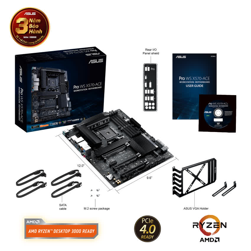 Mainboard Asus Pro WS X570-ACE