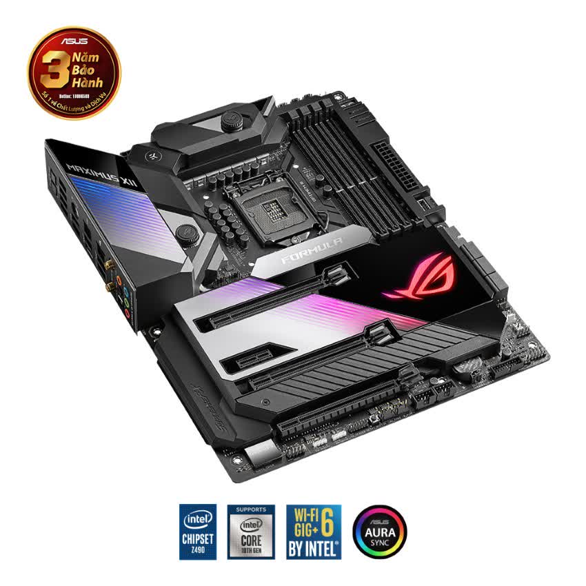Mainboard ASUS ROG MAXIMUS XII FORMULA (Intel Z490, Socket 1200, ATX, 4 khe RAM DDR4)