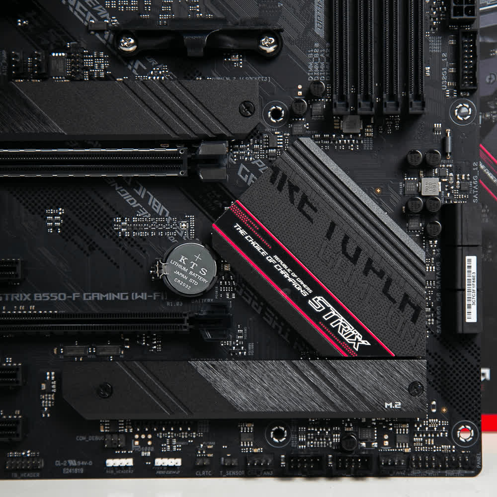 Mainboard ASUS ROG STRIX B550-F GAMING (WI-FI) (AMD B550, Socket AM4, ATX, 4 khe RAM DRR4)