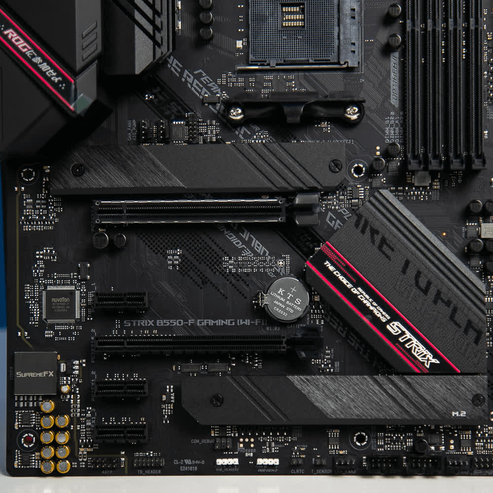 Mainboard ASUS ROG STRIX B550-F GAMING (WI-FI) (AMD B550, Socket AM4, ATX, 4 khe RAM DRR4)