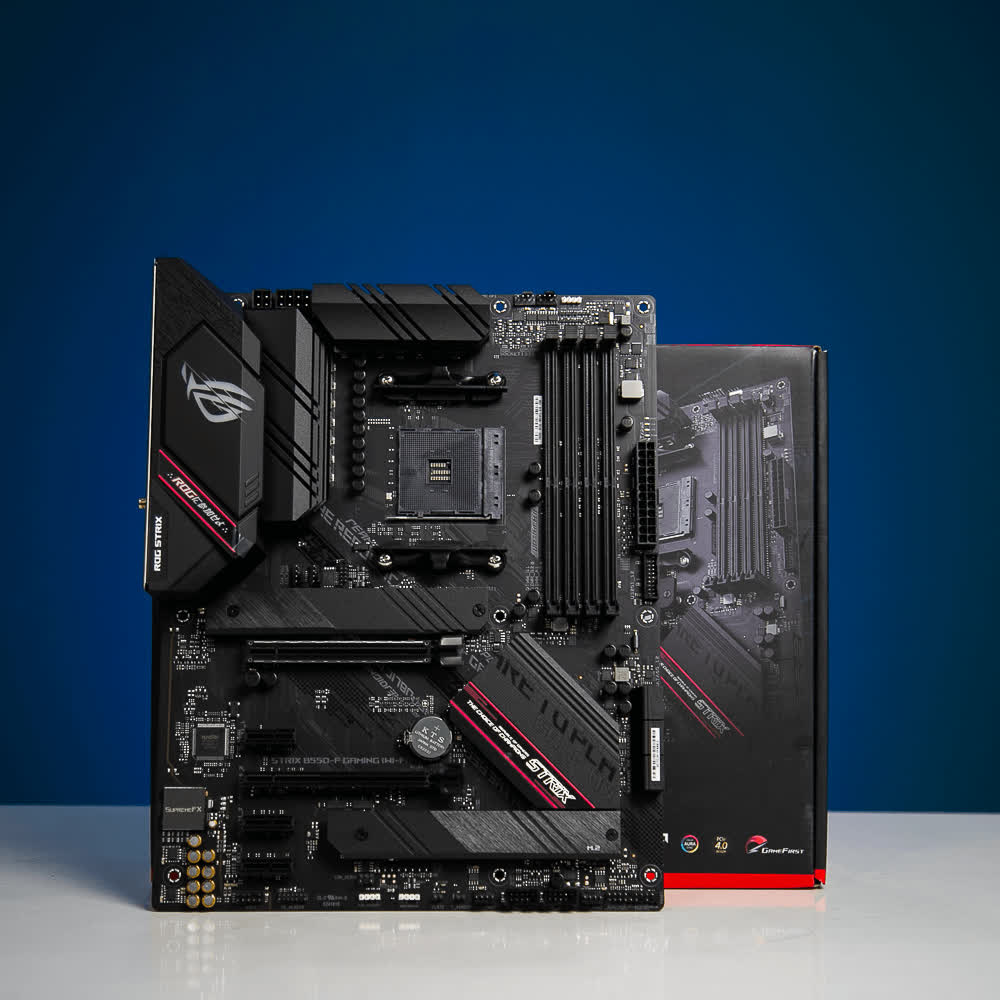 Mainboard ASUS ROG STRIX B550-F GAMING (WI-FI) (AMD B550, Socket AM4, ATX, 4 khe RAM DRR4)