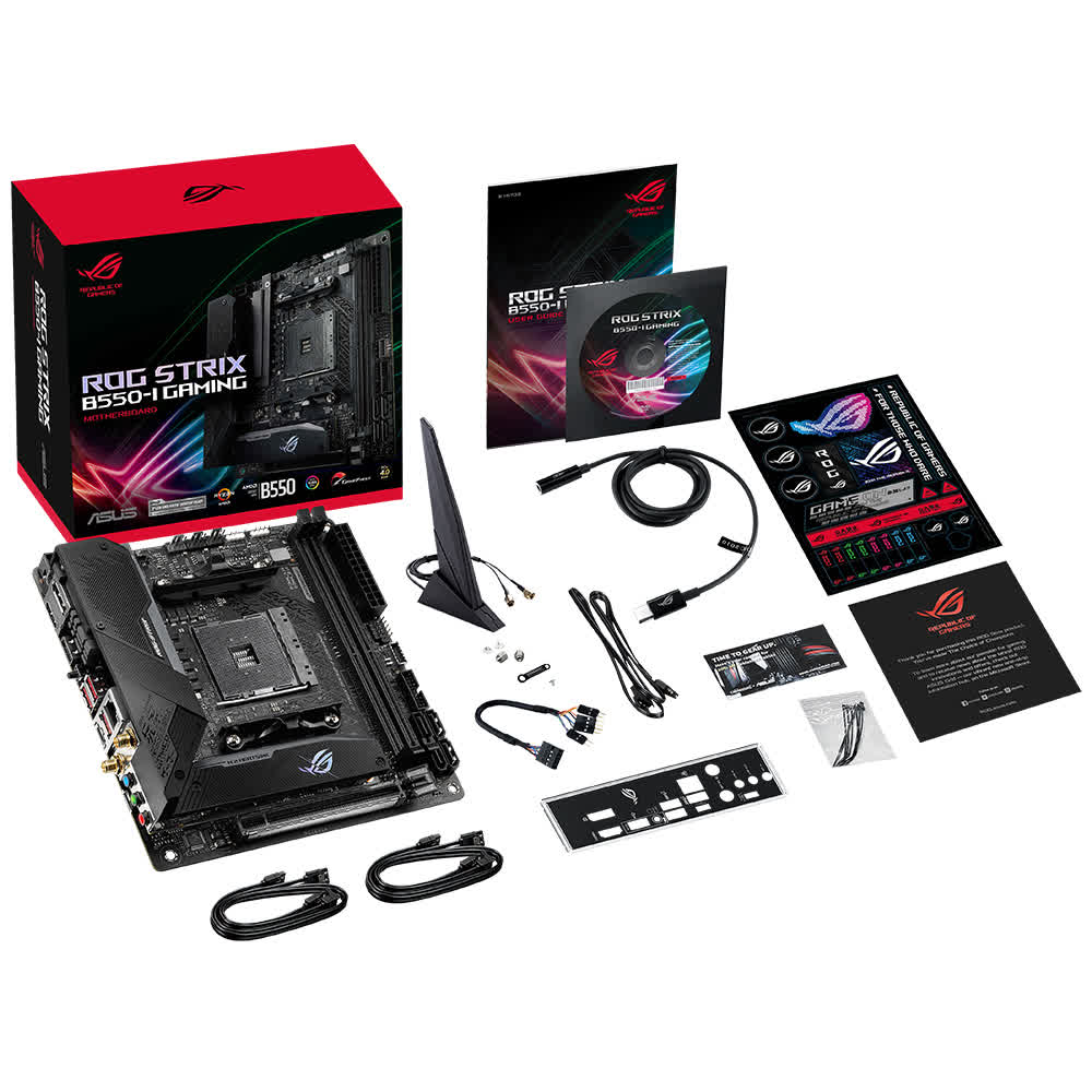 Mainboard ASUS ROG STRIX B550-I GAMING (AMD B550, Socket AM4, Mini-ITX, 2 khe RAM DRR4)