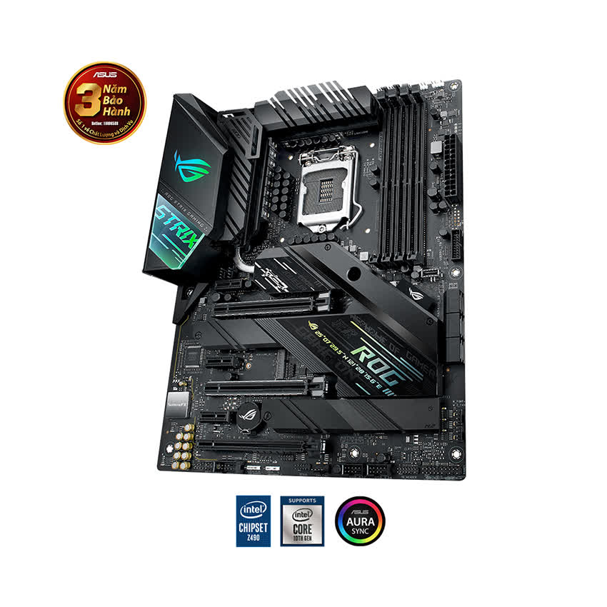 Mainboard ASUS ROG STRIX Z490-F GAMING (Intel Z490, Socket 1200, ATX, 4 khe RAM DDR4)