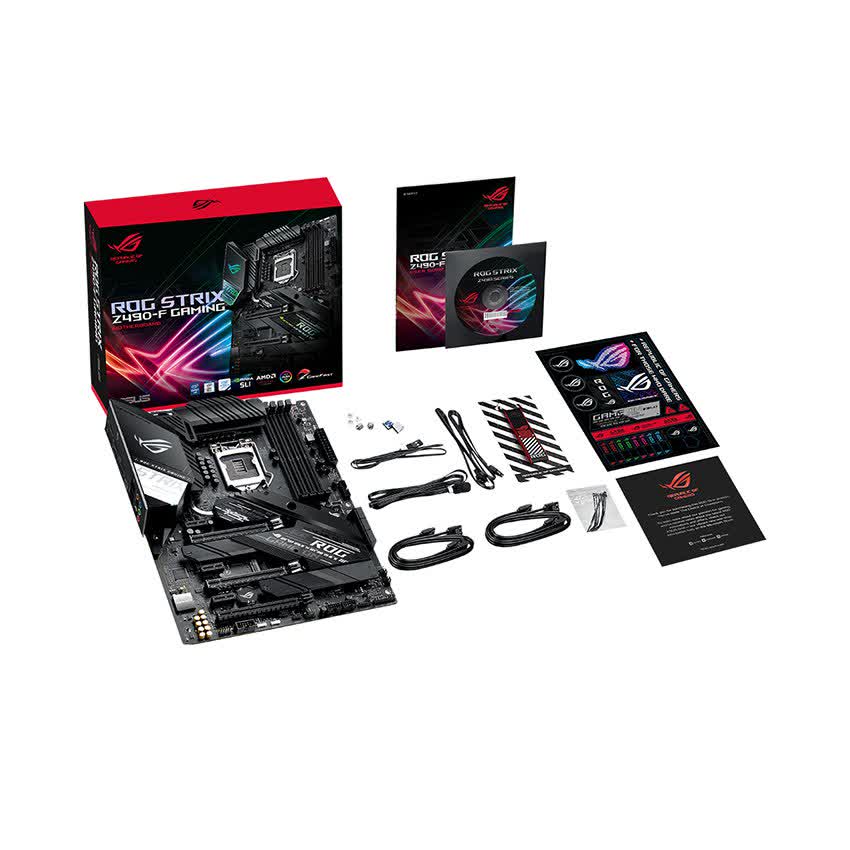 Mainboard ASUS ROG STRIX Z490-F GAMING (Intel Z490, Socket 1200, ATX, 4 khe RAM DDR4)