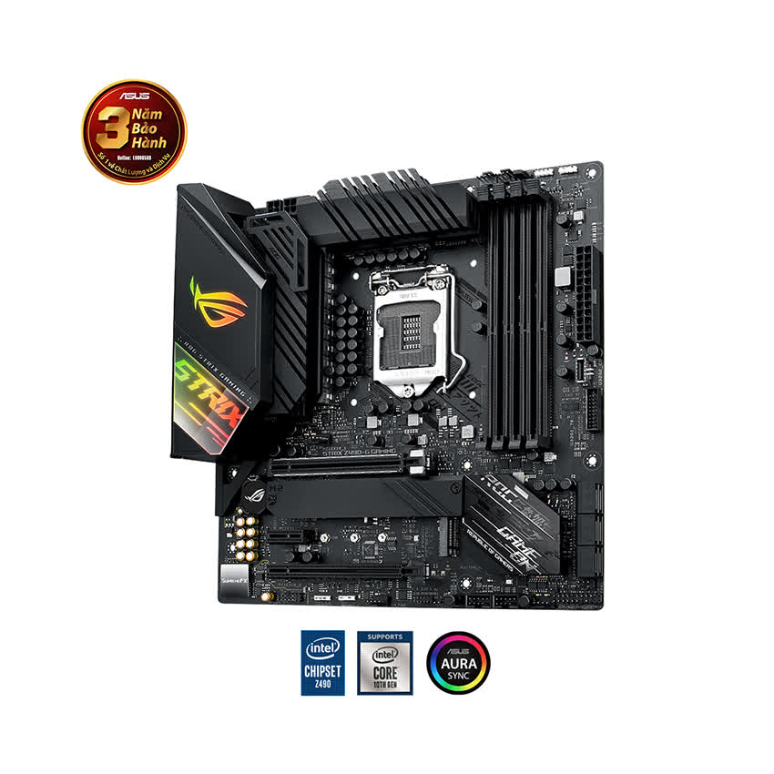 Mainboard ASUS ROG STRIX Z490-G GAMING (Intel Z490, Socket 1200, m-ATX, 4 khe RAM DDR4)