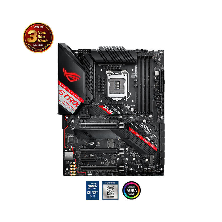 Mainboard ASUS ROG STRIX Z490-H GAMING (Intel Z490, Socket 1200, ATX, 4 khe RAM DDR4)