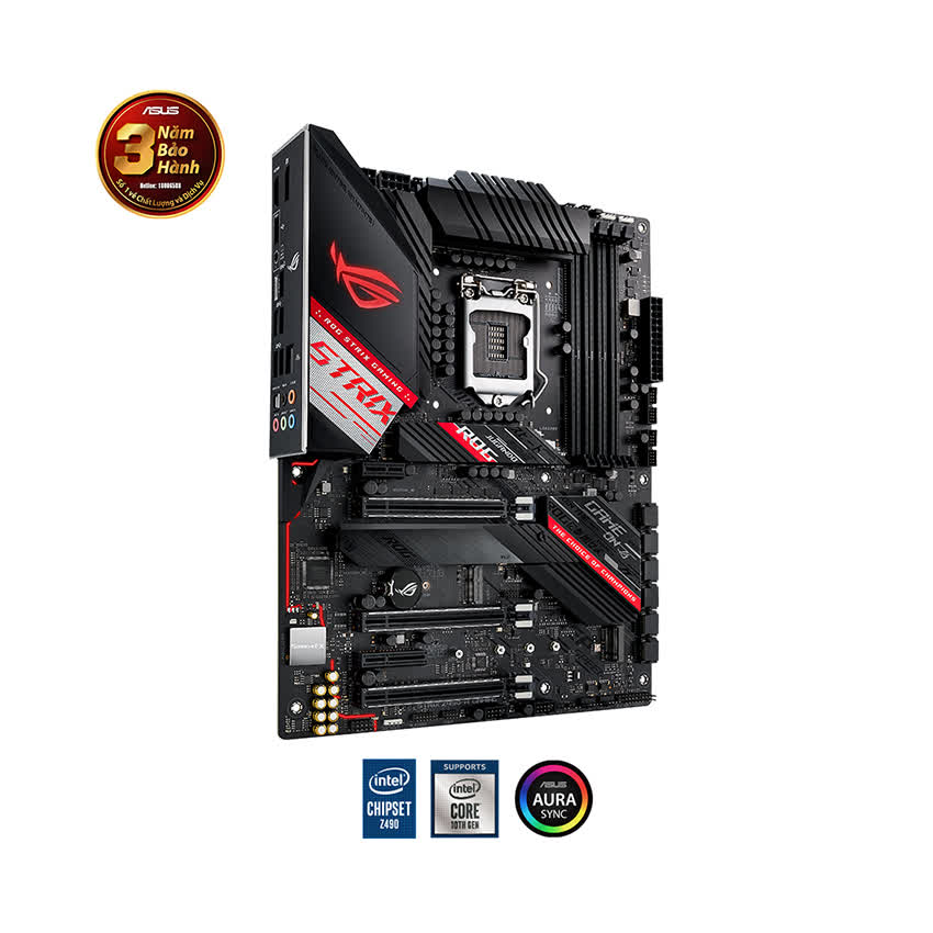 Mainboard ASUS ROG STRIX Z490-H GAMING (Intel Z490, Socket 1200, ATX, 4 khe RAM DDR4)