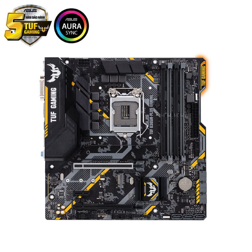 Mainboard ASUS TUF B365M-PLUS GAMING (Intel B365 ,Socket 1151, m-ATX, 4 khe RAM DDR4)