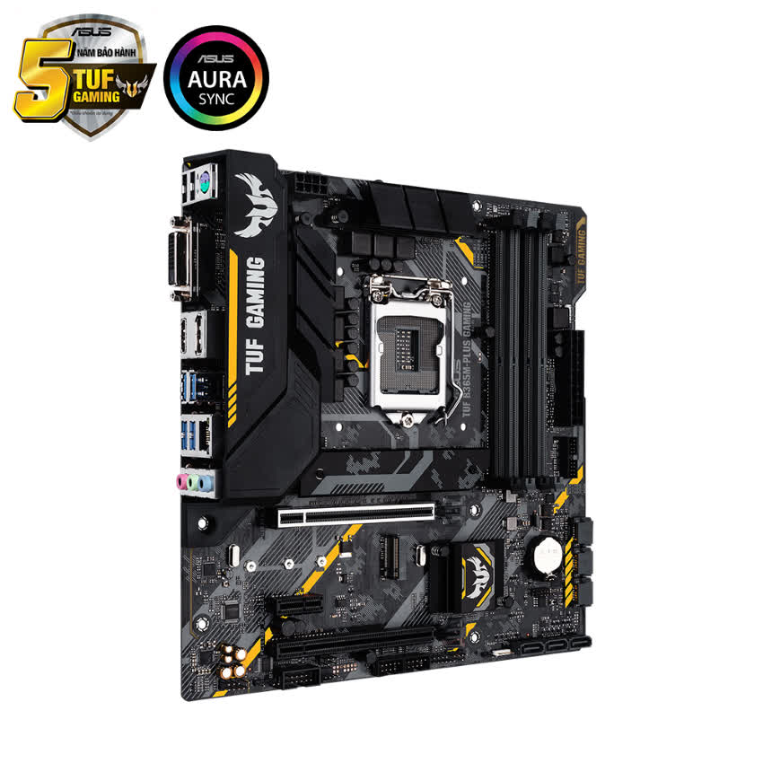 Mainboard ASUS TUF B365M-PLUS GAMING (Intel B365 ,Socket 1151, m-ATX, 4 khe RAM DDR4)