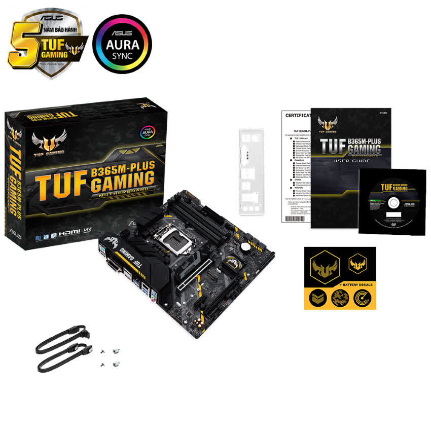 Mainboard ASUS TUF B365M-PLUS GAMING (Intel B365 ,Socket 1151, m-ATX, 4 khe RAM DDR4)