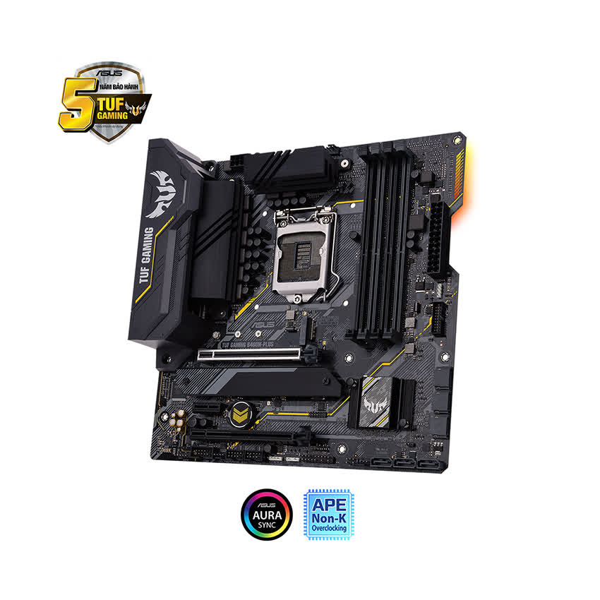 Mainboard ASUS TUF GAMING B460M-PLUS (Intel B460, Socket 1200, m-ATX, 4 khe Ram DDR4)