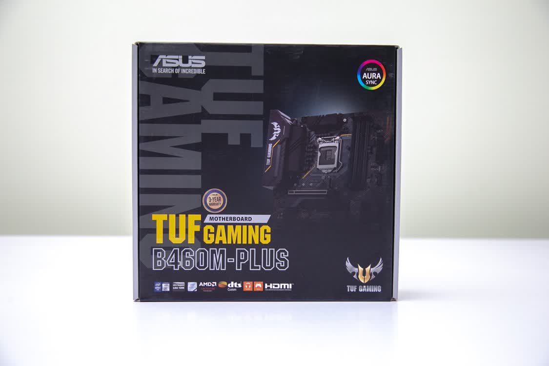 Mainboard ASUS TUF GAMING B460M-PLUS (Intel B460, Socket 1200, m-ATX, 4 khe Ram DDR4)