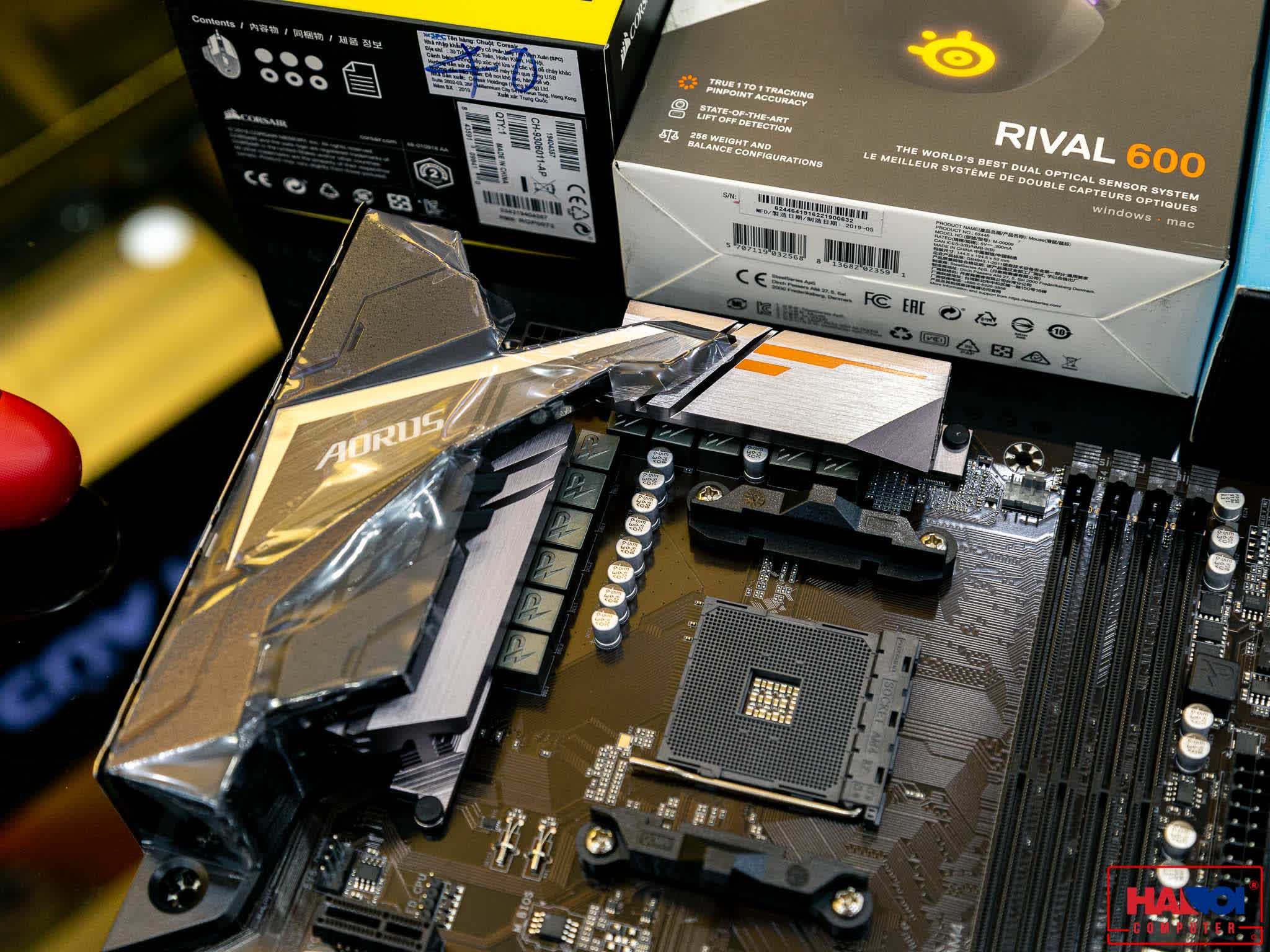 Mainboard GIGABYTE B450 AORUS ELITE (AMD B450, Socket AM4, ATX, 4 khe RAM DDR4)