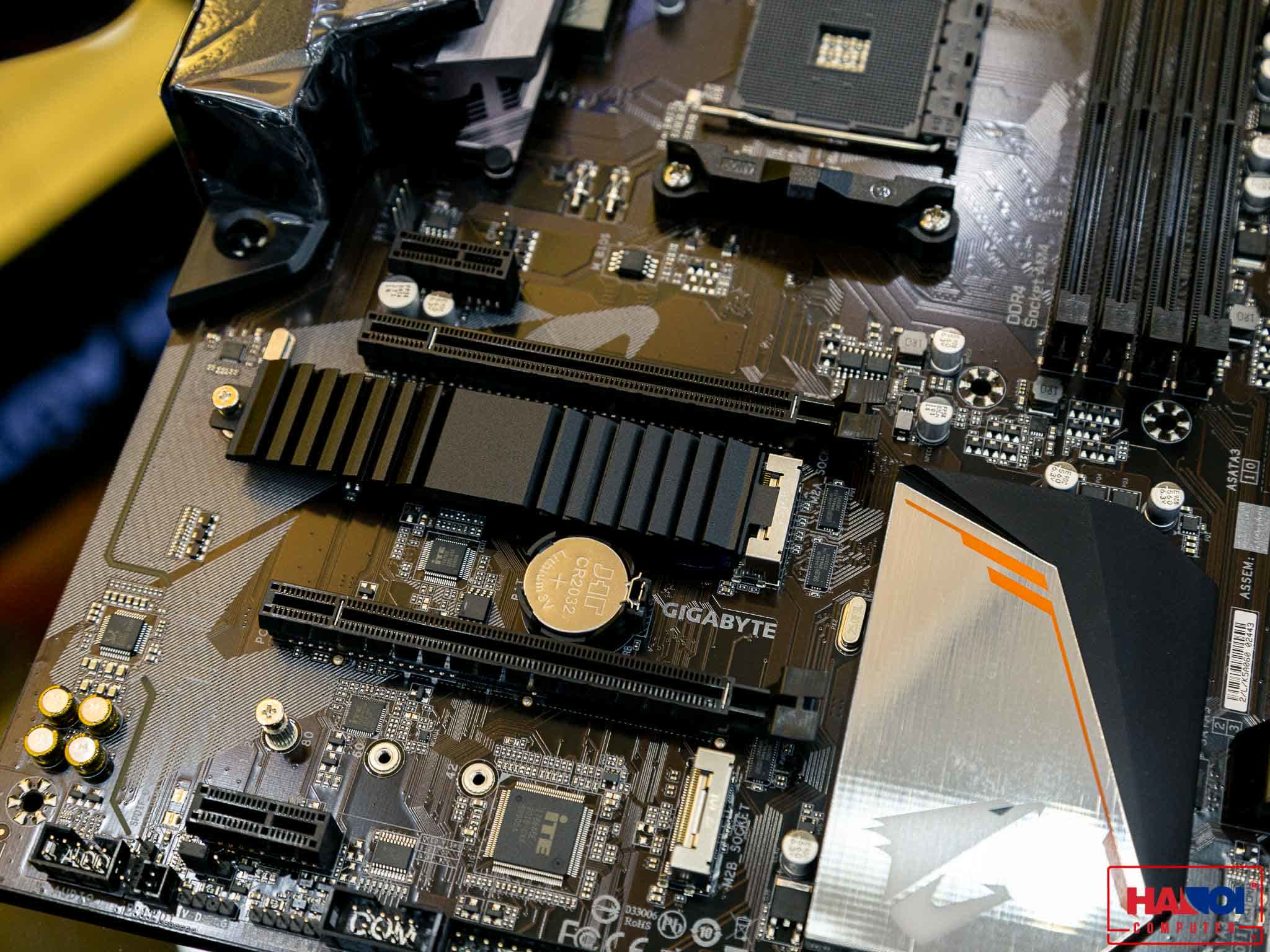 Mainboard GIGABYTE B450 AORUS ELITE (AMD B450, Socket AM4, ATX, 4 khe RAM DDR4)