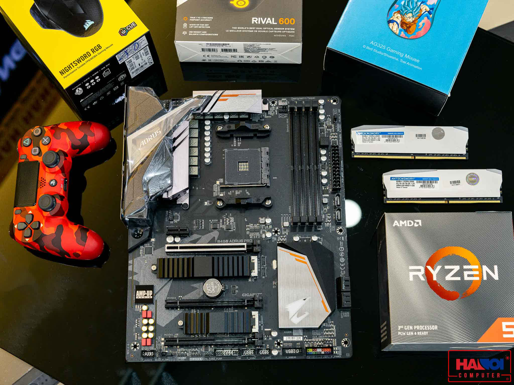 Mainboard GIGABYTE B450 AORUS PRO (AMD B450, Socket AM4, ATX, 4 khe RAM DDR4)