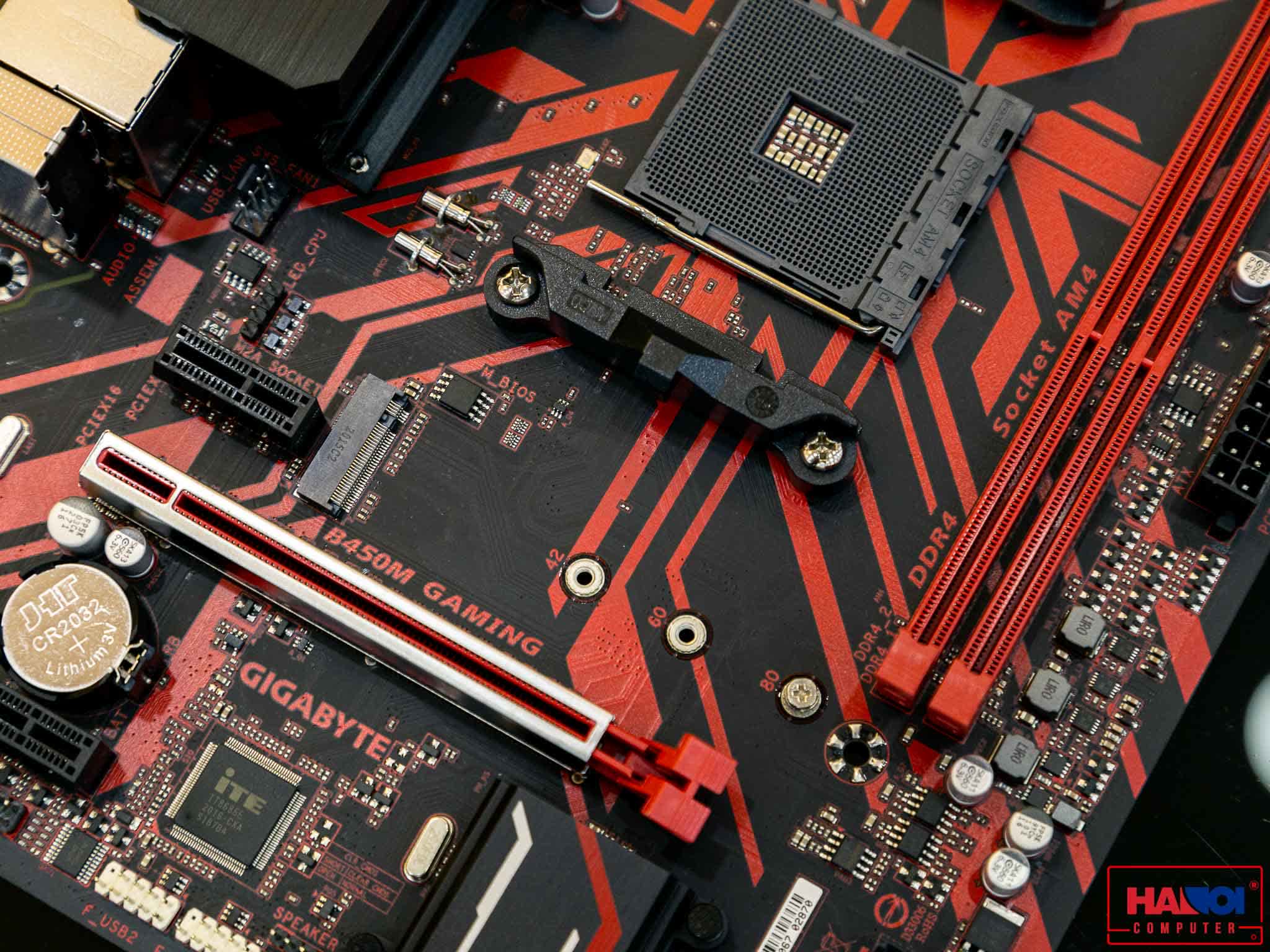 Mainboard GIGABYTE B450M-Gaming (AMD B450, Socket AM4, m-ATX, 2 khe RAM DDR4)