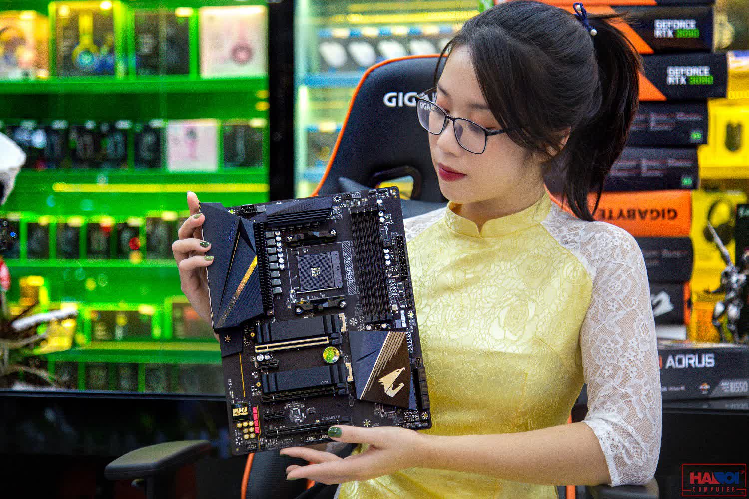 Mainboard Gigabyte B550 AORUS PRO (AMD B550, Socket AM4, ATX, 4 khe RAM DDR4)