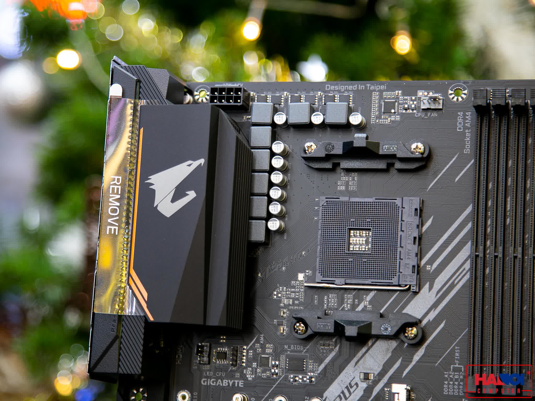 Mainboard Gigabyte B550M AORUS ELITE (AMD B550, Socket AM4, m-ATX, 4 khe RAM DDR4)
