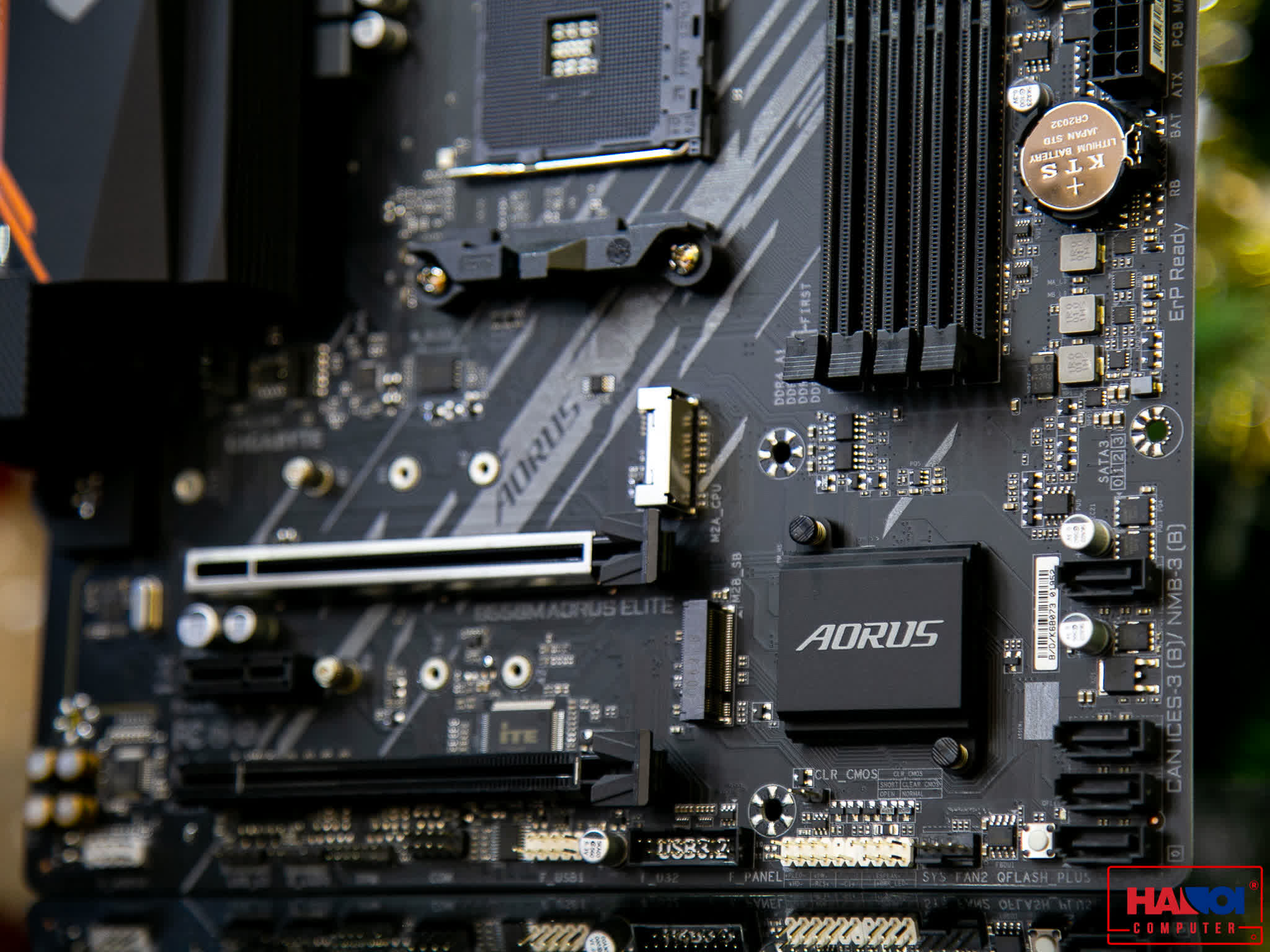 Mainboard Gigabyte B550M AORUS ELITE (AMD B550, Socket AM4, m-ATX, 4 khe RAM DDR4)