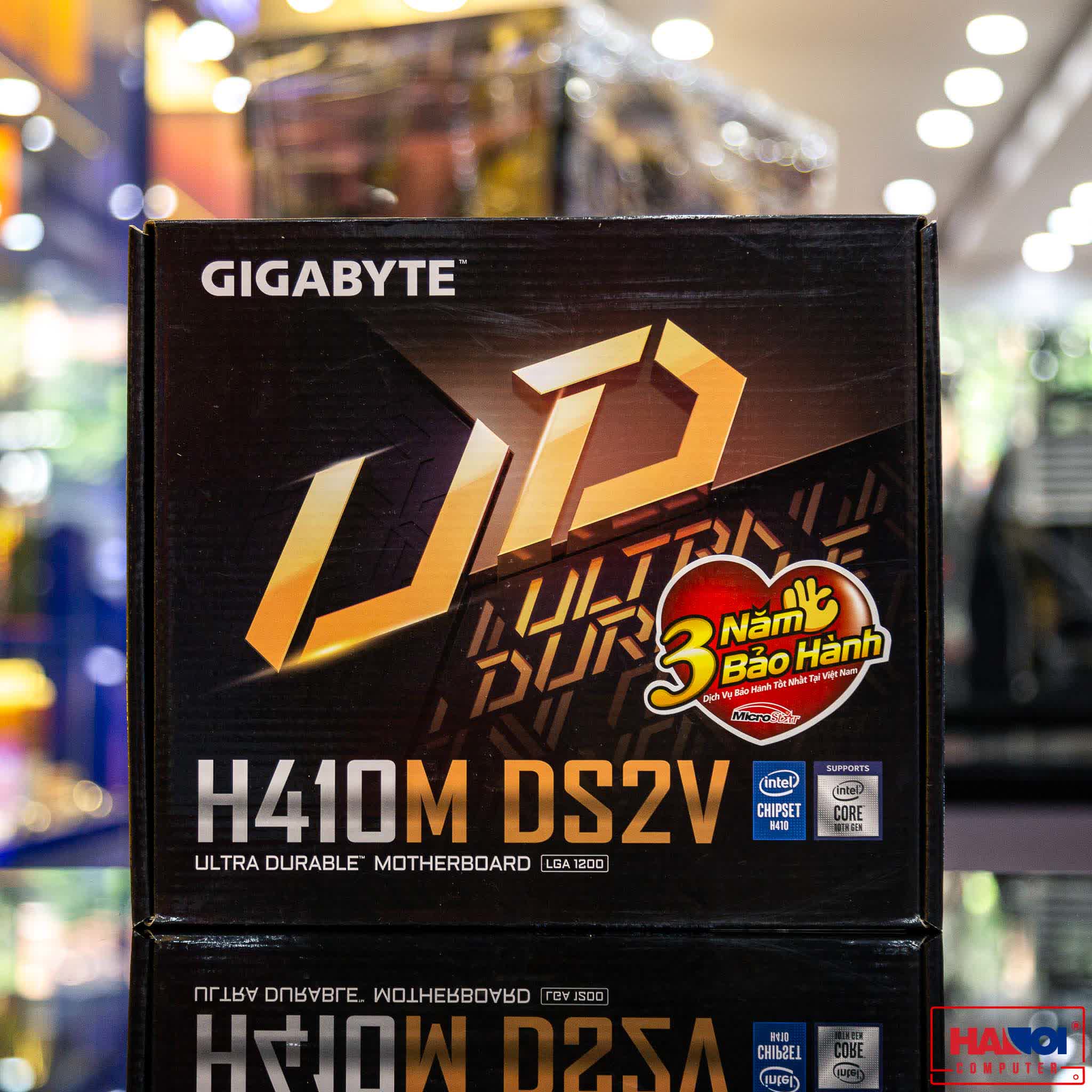 Mainboard Gigabyte H410M-DS2V (Intel H410, Socket 1200, m-ATX, 2 khe Ram DDR4)