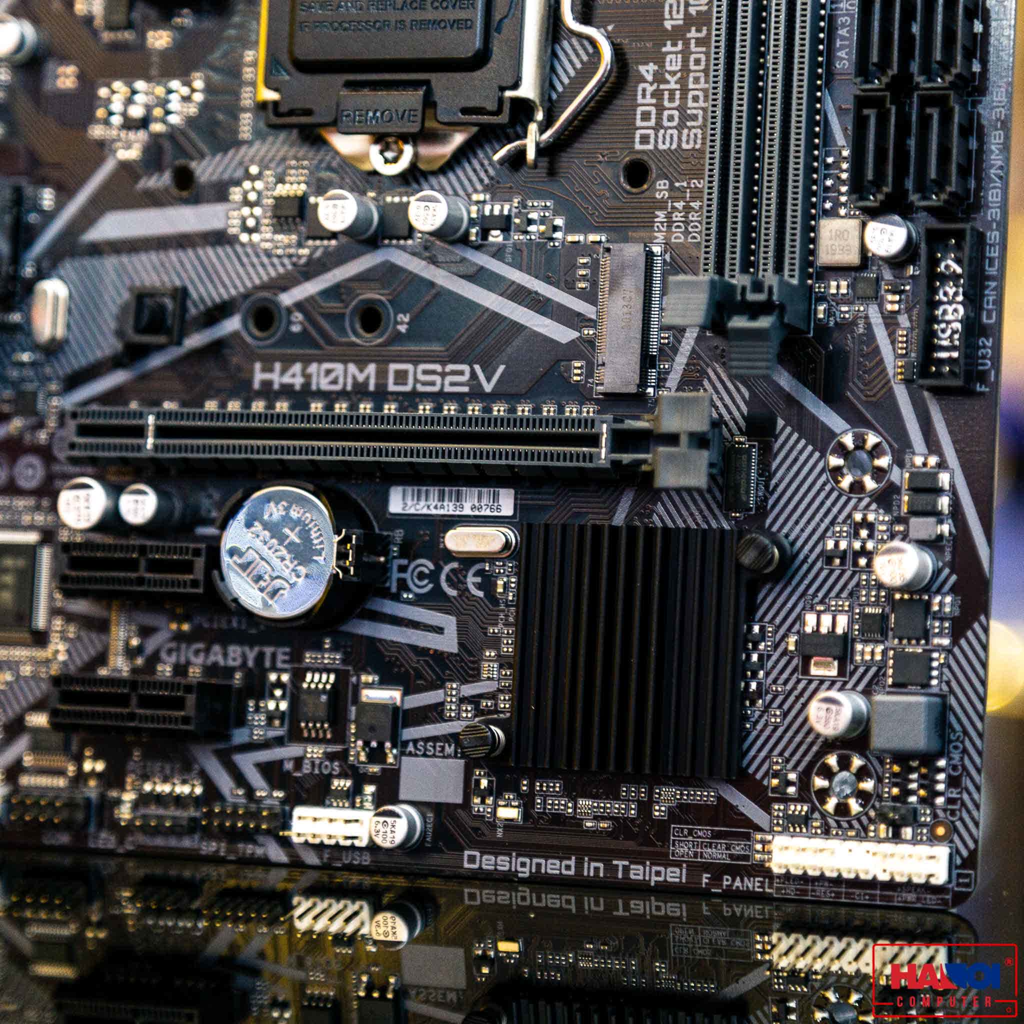 Mainboard Gigabyte H410M-DS2V (Intel H410, Socket 1200, m-ATX, 2 khe Ram DDR4)