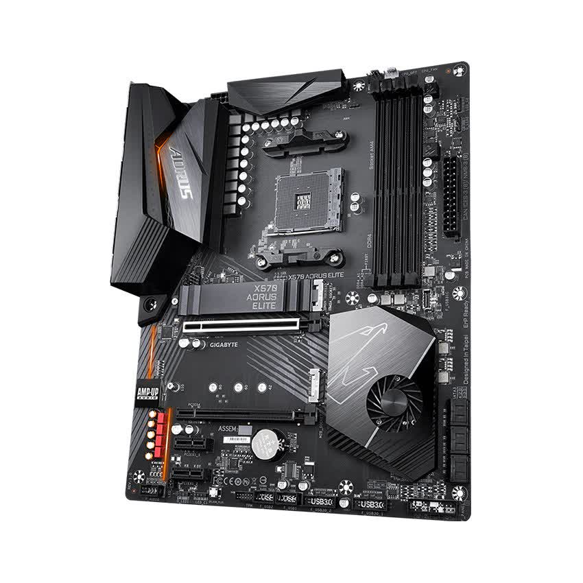 Mainboard GIGABYTE X570 AORUS ELITE (AMD X570, Socket AM4, ATX, 4 khe RAM DDR4)