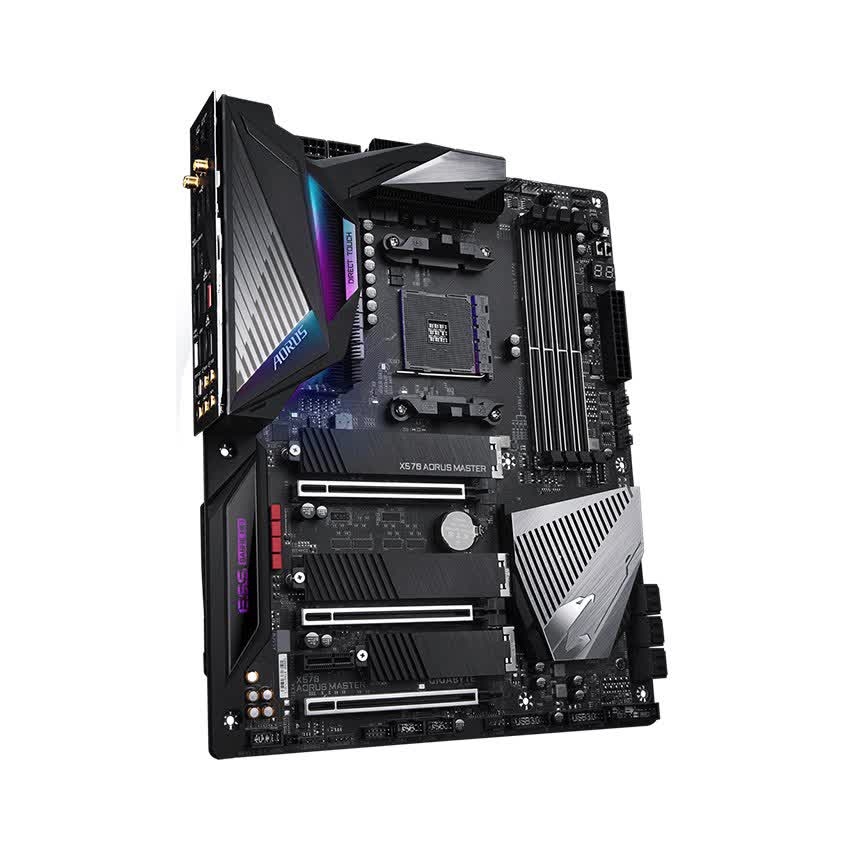 Mainboard GIGABYTE X570 AORUS MASTER (AMD X570, Socket AM4, ATX, 4 khe RAM DDR4)