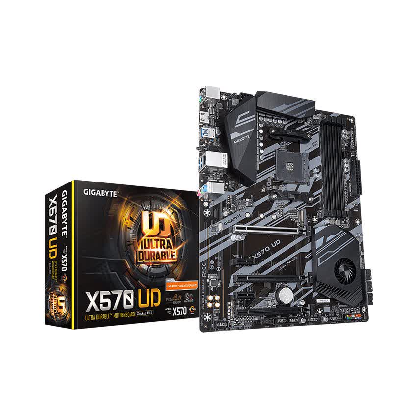 Mainboard GIGABYTE X570 - UD (AMD X570, Socket AM4, ATX, 4 khe RAM DDR4)